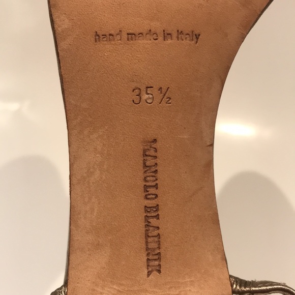 Manolo Blahnik strappy heels - Picture 5 of 7